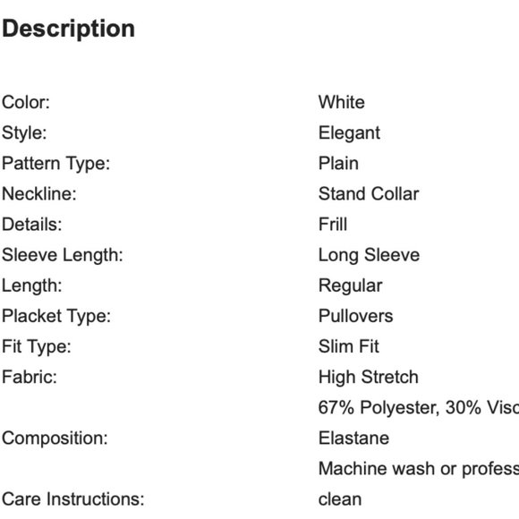 SHEIN Frill Trim Solid Tee - Picture 6 of 7